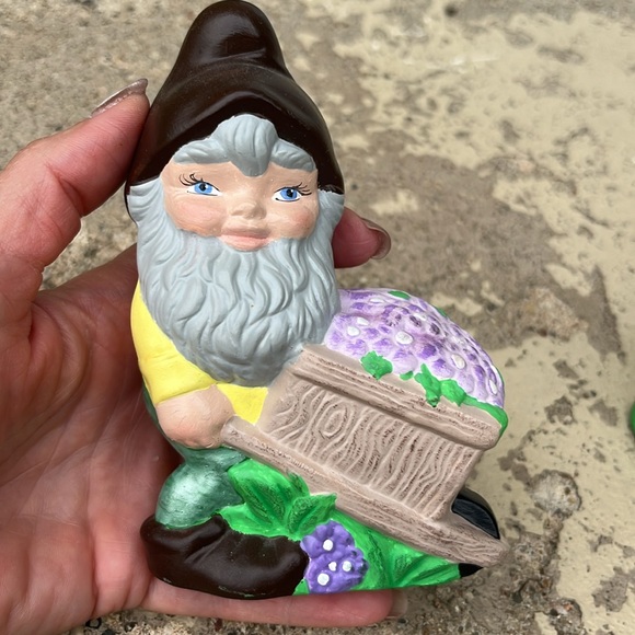 Set of three ceramic gnomes/elves/dwarfs - Picture 2 of 15